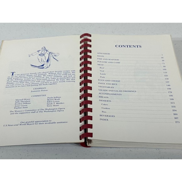 Vintage The Washington Cookbook 1982 Washington DC Kennedy Center Recipes - Picture 5 of 15